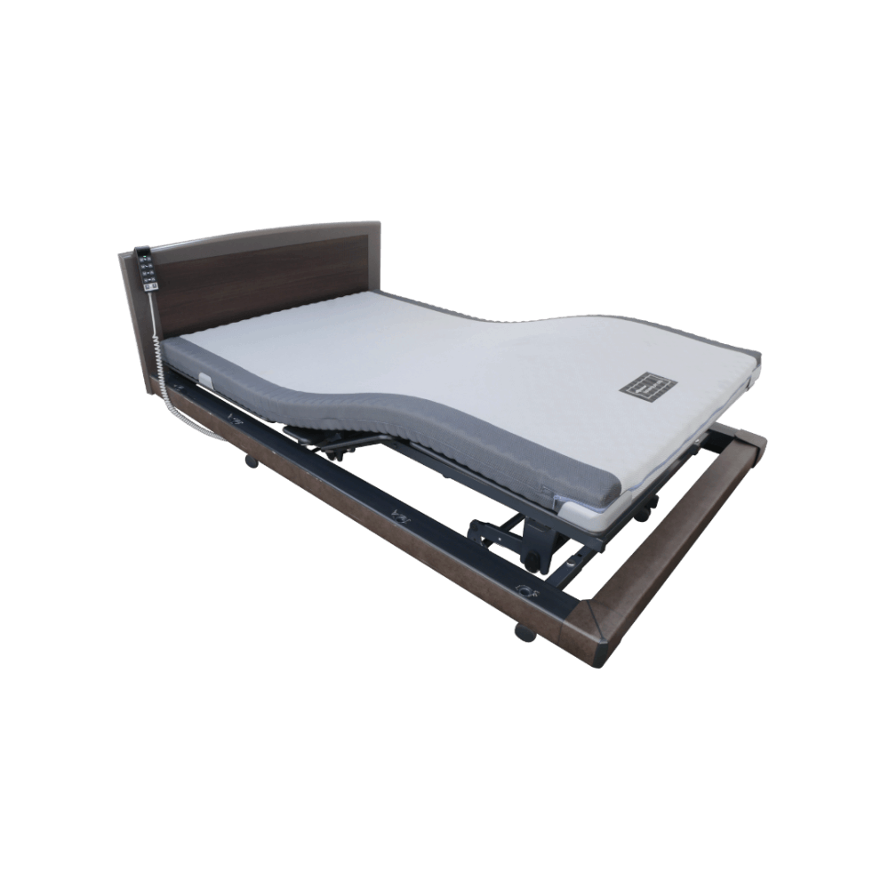 เตียงผู้ป่วยไฟฟ้า PARAMOUNT BED รุ่น Intime 1000 สี DARK OAK พร้อมที่นอน รุ่น CALM CORE_5